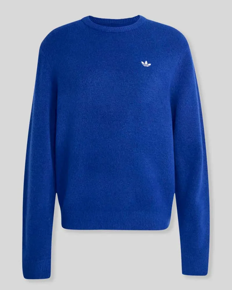 adidas Regular Fit Pullover mit Logo-Stitching Royal