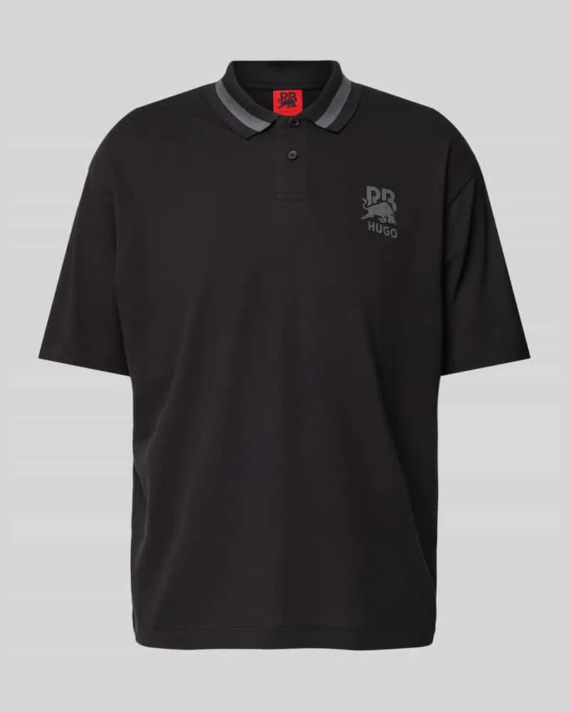 HUGO BOSS Poloshirt mit Label-Print Modell 'Dodac 