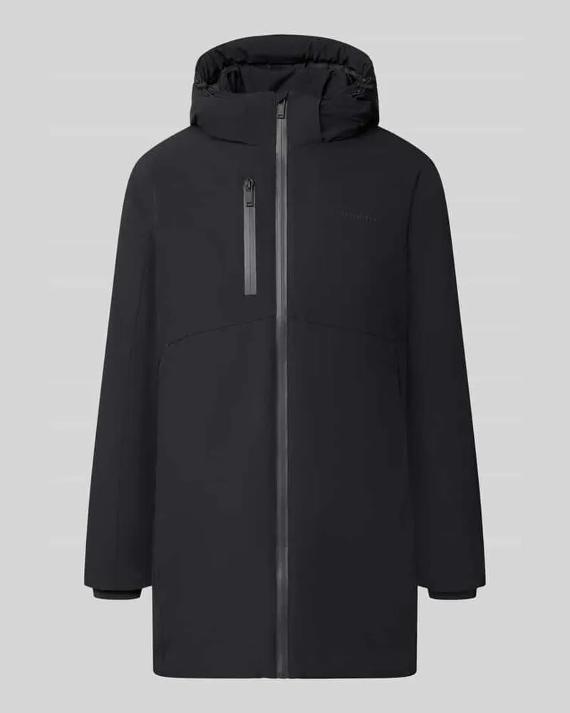 Lindbergh Regular Fit Parka mit Logo-Print Marine