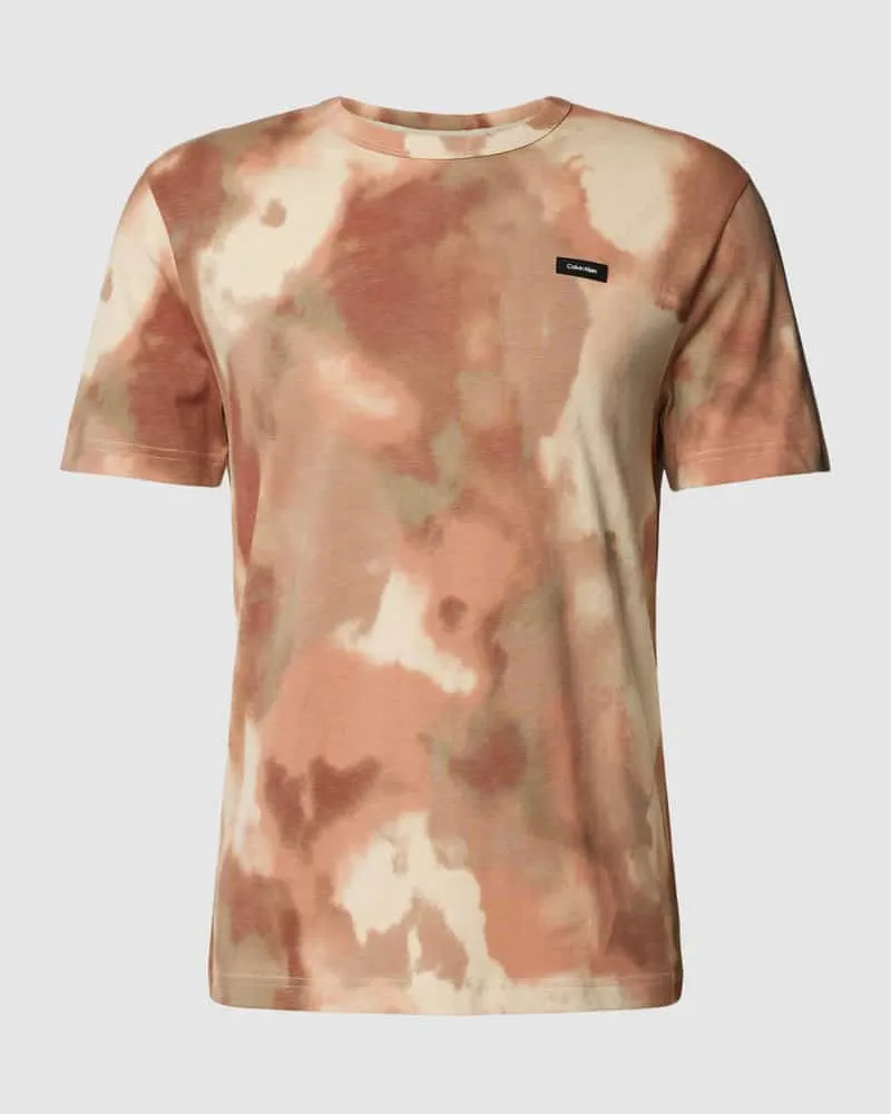 Calvin Klein T-Shirt mit Allover-Camouflage-Muster 