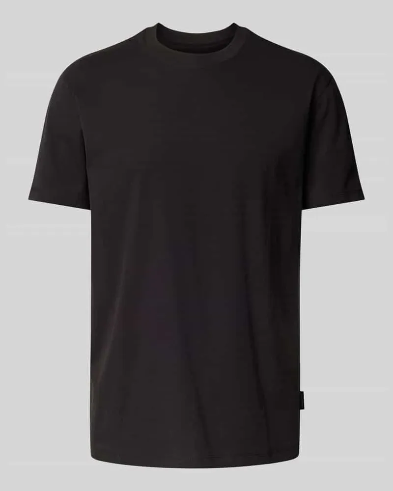 Armani Exchange T-Shirt mit Label-Detail Black