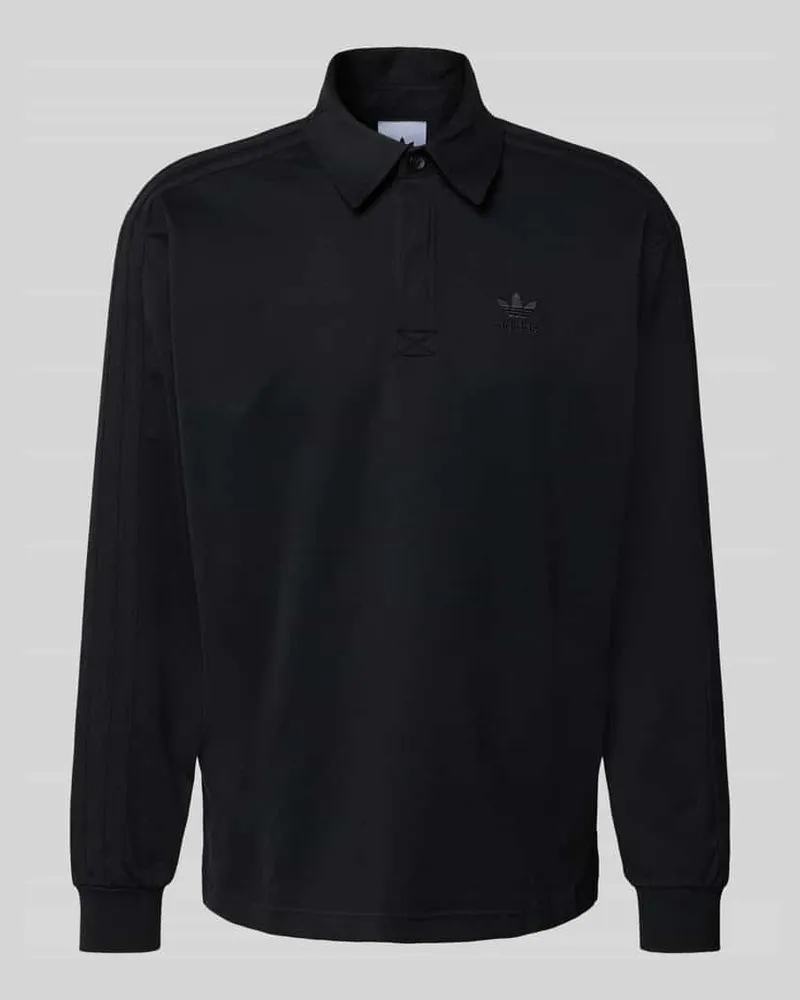 adidas Regular Fit Poloshirt mit Label-Stitching 