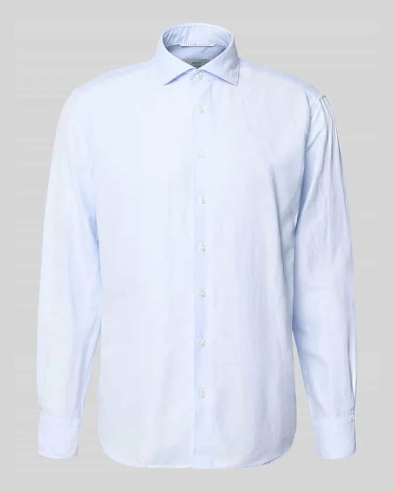 Eterna Regular Fit Business-Hemd mit Kentkragen Bleu