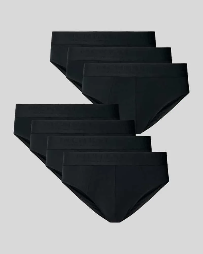 McNeal Slim Fit Slip mit Logo-Stitching im 7er-Pack 