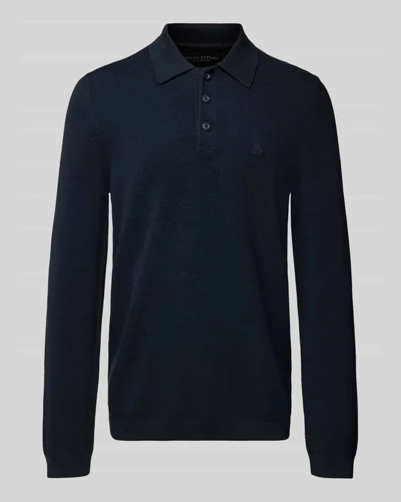 Marc O'Polo Regular Fit Strick-Shirt aus reiner Baumwolle 