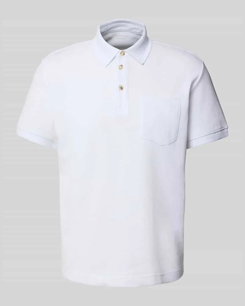 Tom Tailor Regular Fit Poloshirt aus Baumwoll-MIx 