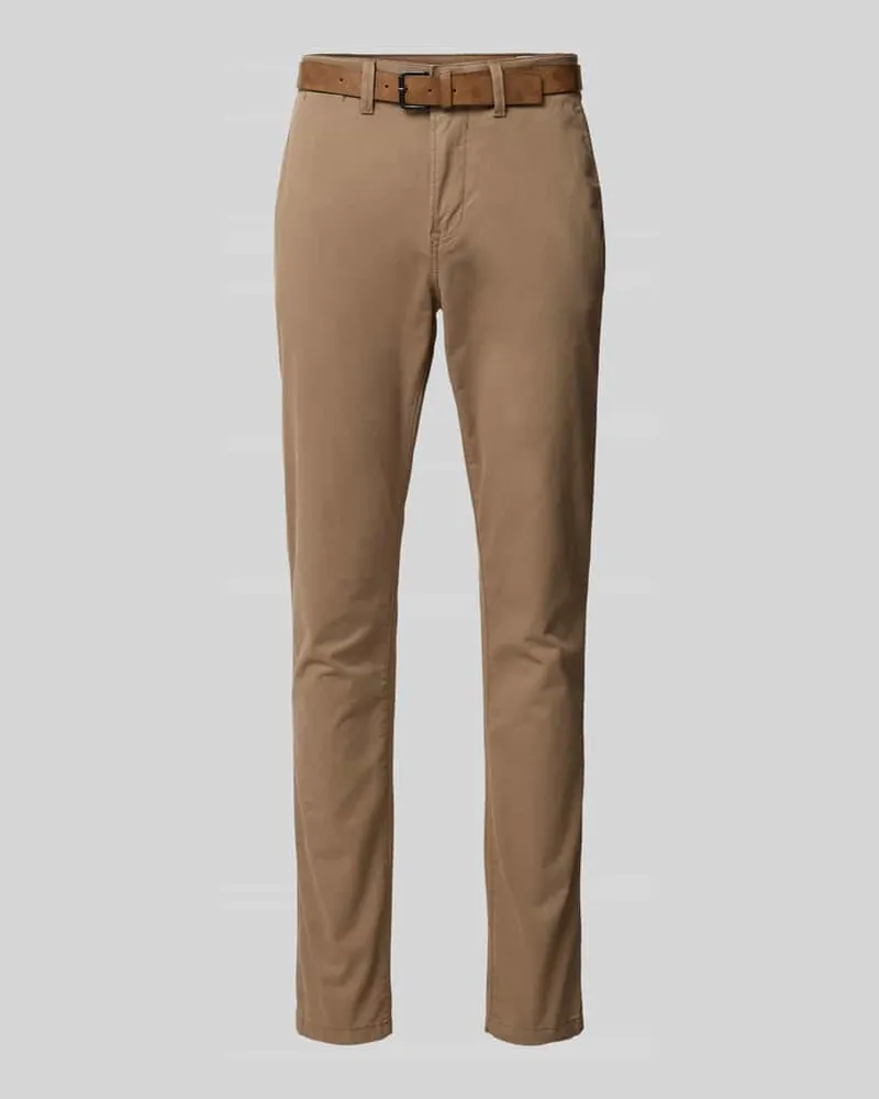 Tom Tailor Slim Fit Chino mit Gürtel 