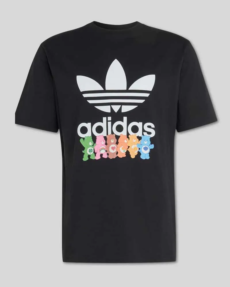 adidas Regular Fit T-Shirt aus reiner Baumwolle mit Logo-Print Black