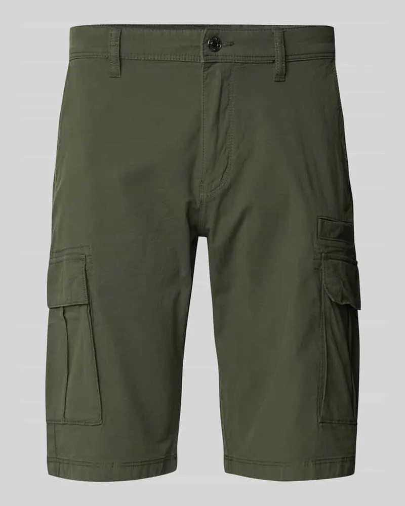 S.Oliver Relaxed Fit Cargo-Bermudas aus Baumwoll-Elasthan-Mix 