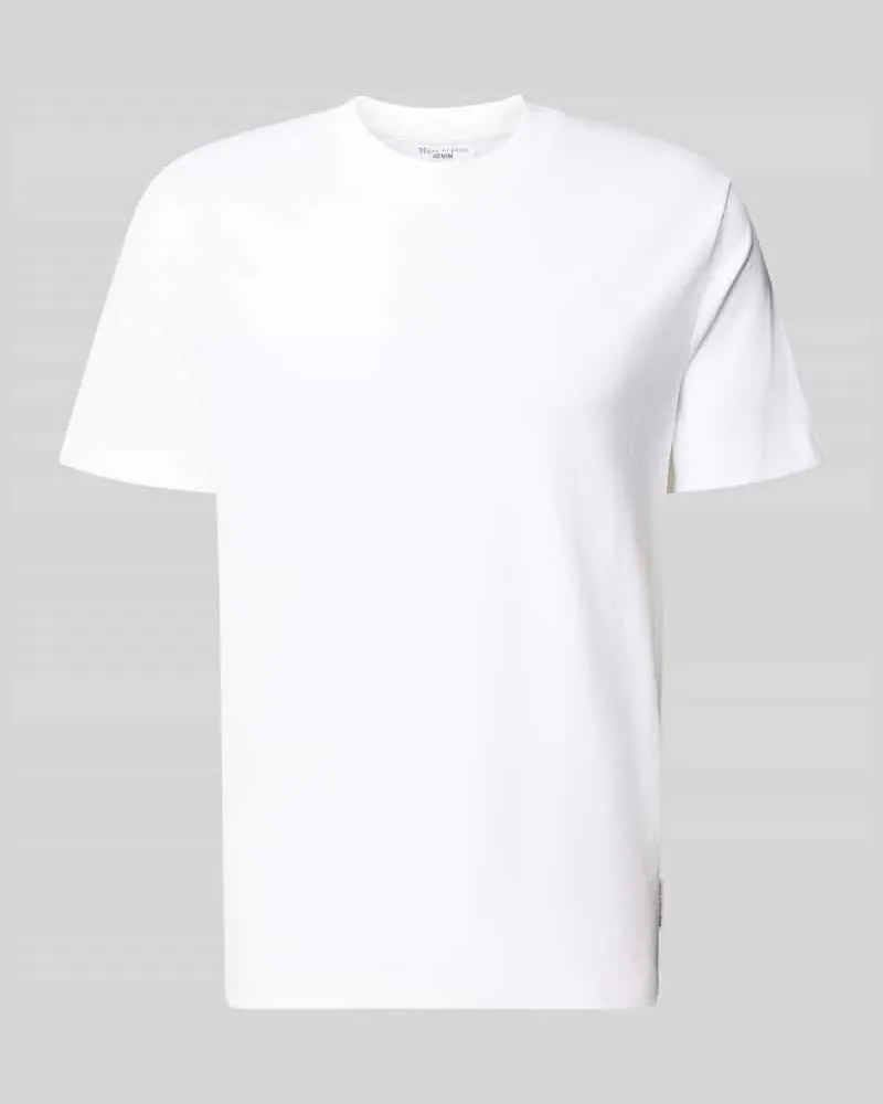 Marc O'Polo Oversized T-Shirt aus reiner Baumwolle Weiss
