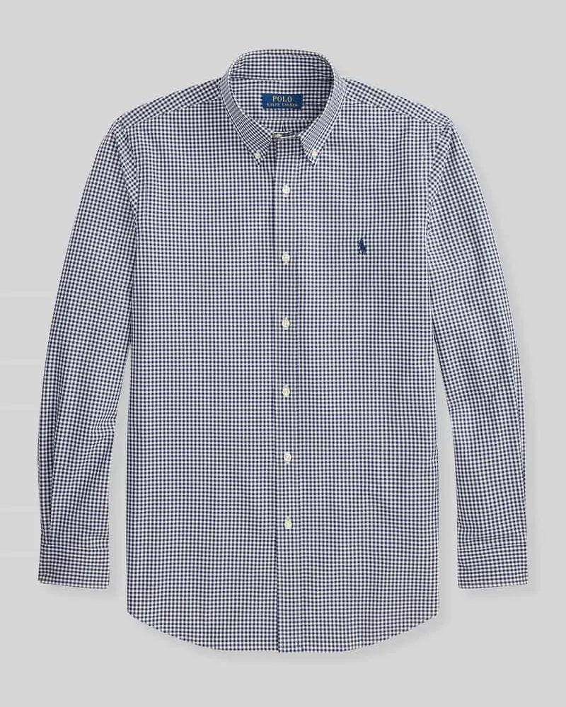 Ralph Lauren Regular Fit Freizeithemd aus reiner Baumwolle Blau