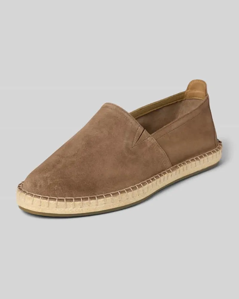 JOOP! Espadrilles mit Motiv-Prägung Modell 'velluto stampa lias Sand