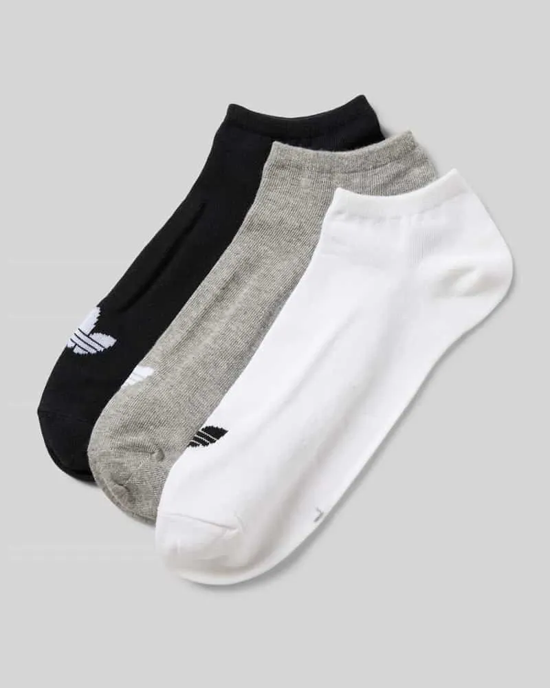 adidas Sneakersocken mit Logo im 3er-Pack Weiss