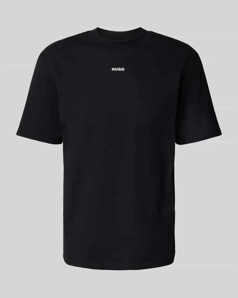 HUGO BOSS T-Shirt mit Label-Print Modell 'Dapolino 
