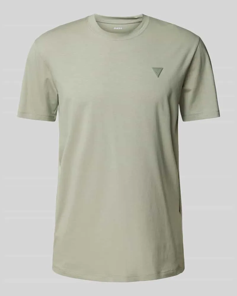Guess T-Shirt mit Label-Detail Modell 'HEDLEY Oliv