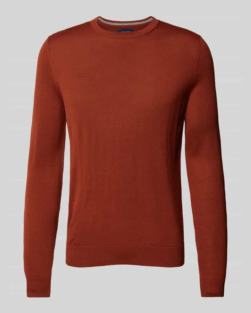 Christian Berg Strickpullover mit Rundhalsausschnitt Terra