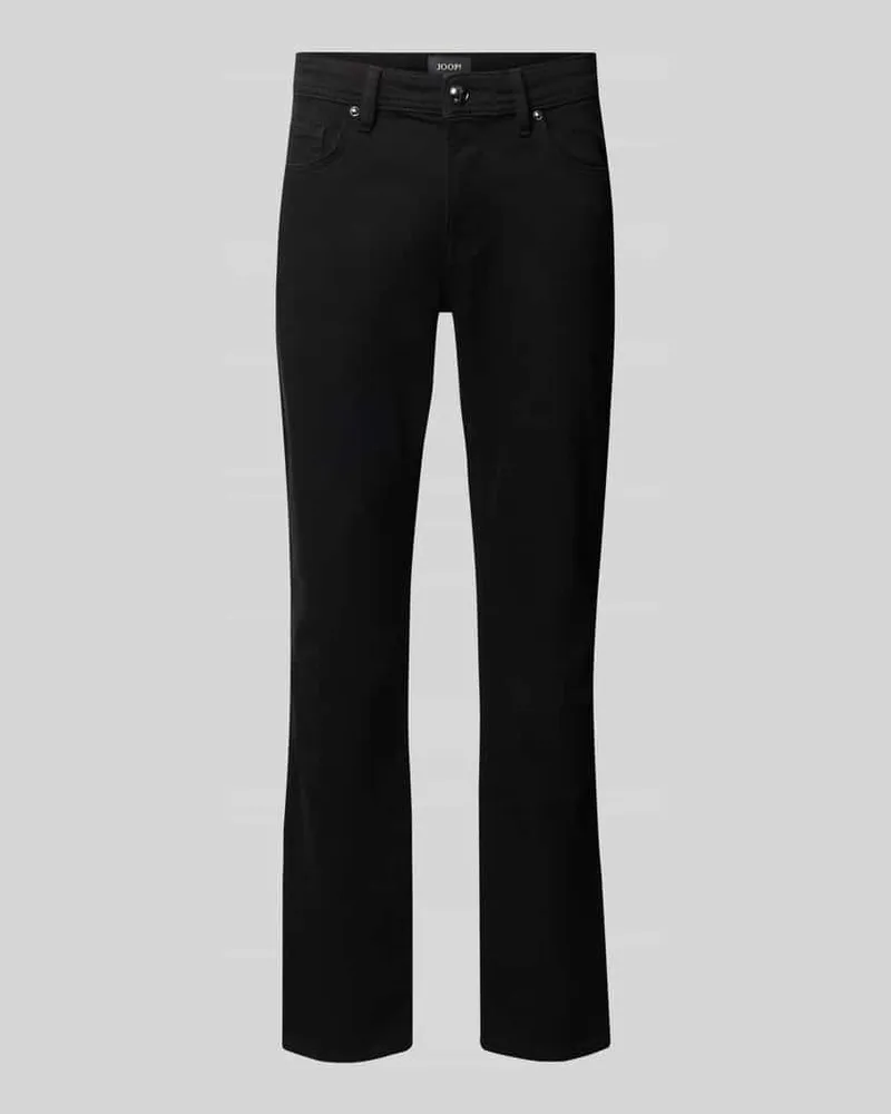JOOP! Regular Fit Jeans mit Label-Patch Black