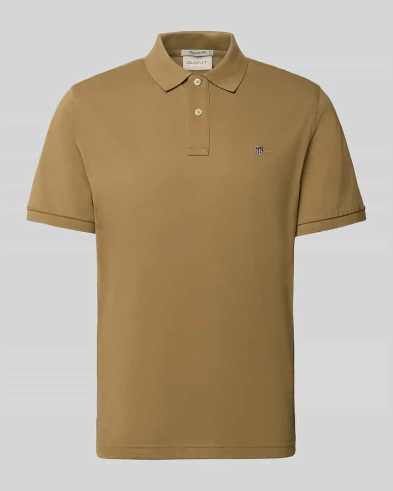 Gant Regular Fit Poloshirt aus reiner Baumwolle Hazel