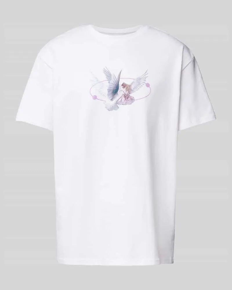 Mister Tee T-Shirt mit Motiv-Print Modell 'VIVE LE LIBERTÉ 