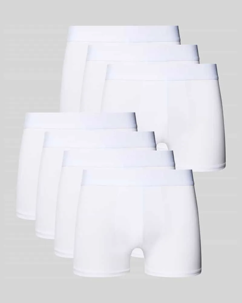 McNeal Trunks aus Baumwoll-Mix im 7er Pack Weiss