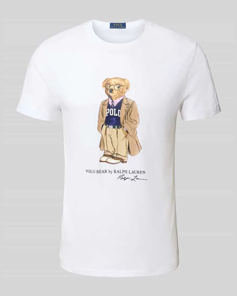 Ralph Lauren Custom Slim Fit T-Shirt mit Rundhalsausschnitt 