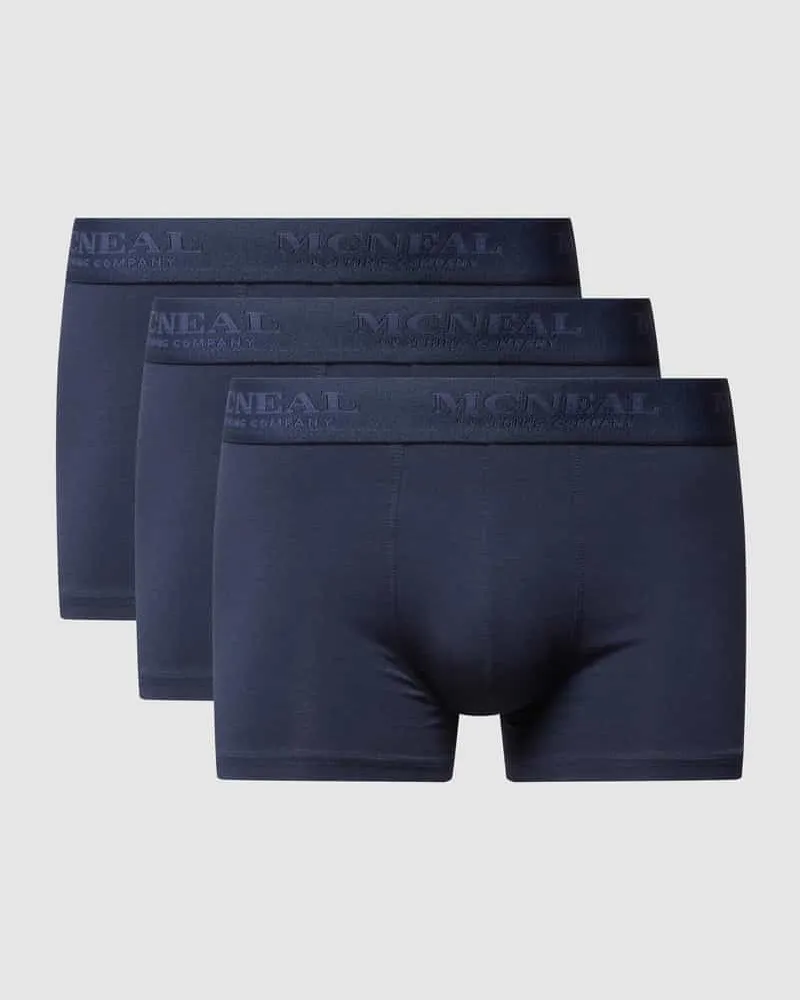 McNeal Trunks mit Label-Bund im 3er-Pack 