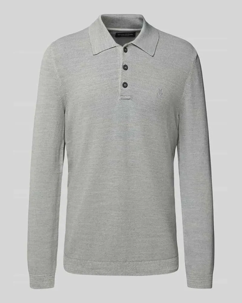 Marc O'Polo Regular Fit Strick-Shirt aus reiner Baumwolle 