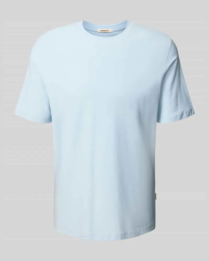 Jack & Jones T-Shirt mit geripptem Rundhalsausschnitt 