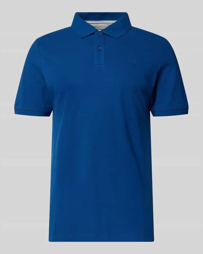 S.Oliver Regular Fit Poloshirt aus reiner Baumwolle Marine