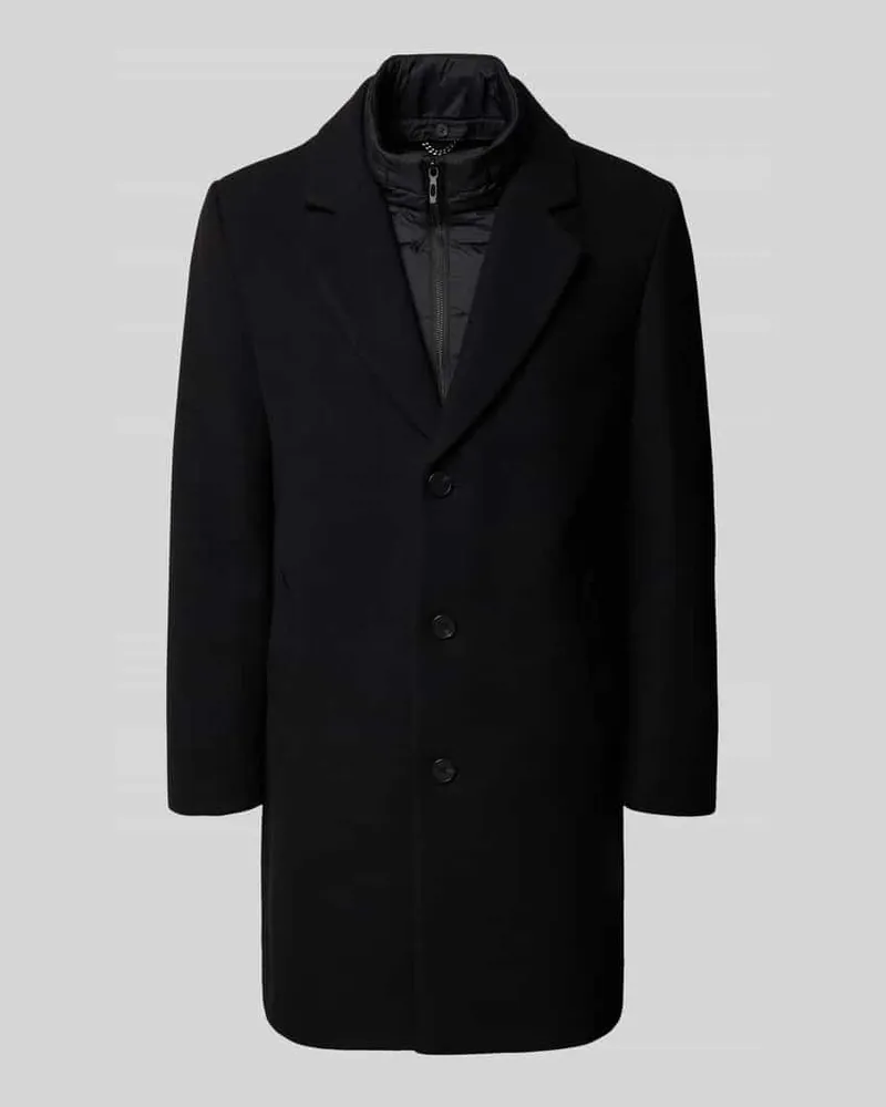 Antony Morato Regular Fit Mantel mit Reverskragen Modell 'Rupert Black