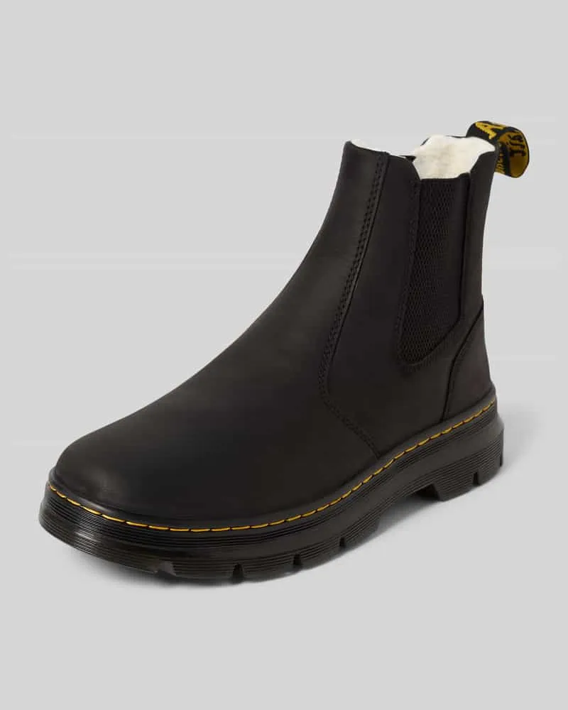 Dr.Martens Chealsea Boots aus Leder mit Label-Detail Modell 'Embury Black