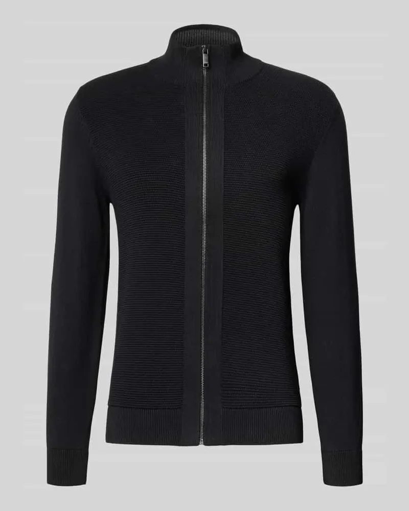 McNeal Strickjacke mit Stehkragen Black