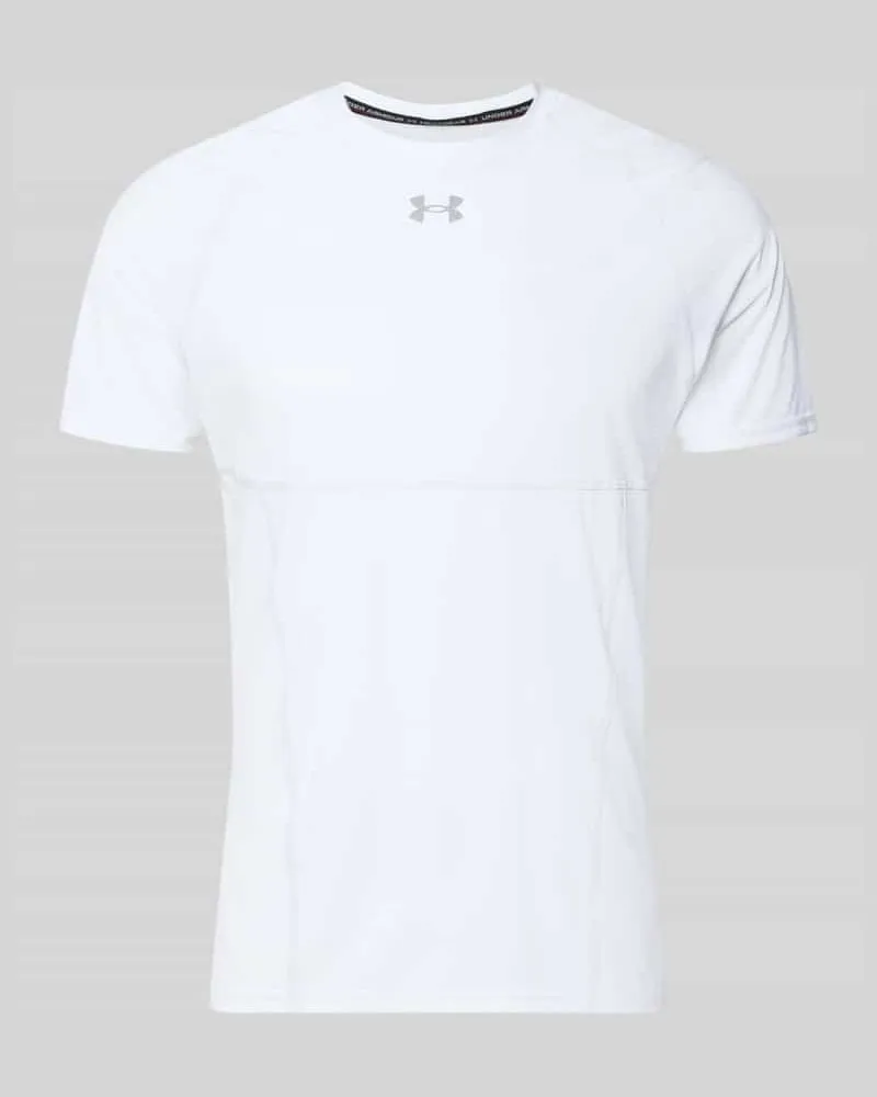 Under Armour T-Shirt mit Logo-Print und Raglanärmel Weiss