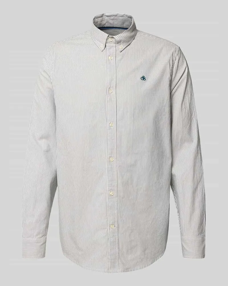Scotch&Soda Regular Fit Freizeithemd mit Button-Down-Kragen 