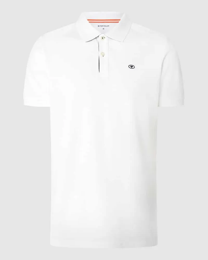 Tom Tailor Regular Fit Poloshirt mit Logo-Stitching Modell 'BASIC 