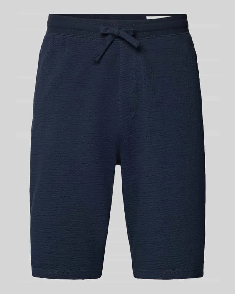 S.Oliver Relaxed Fit Bermudas aus Baumwoll-Mix Modell 'DETROIT Marine