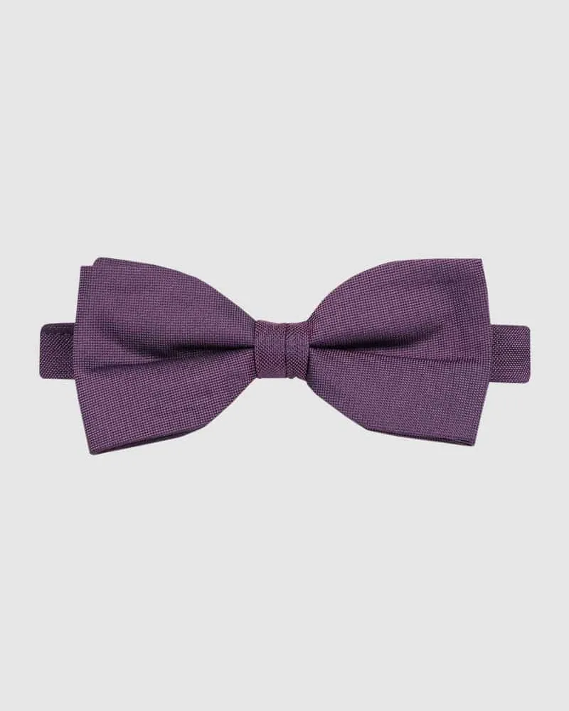 Blick Fliege aus Seide Purple