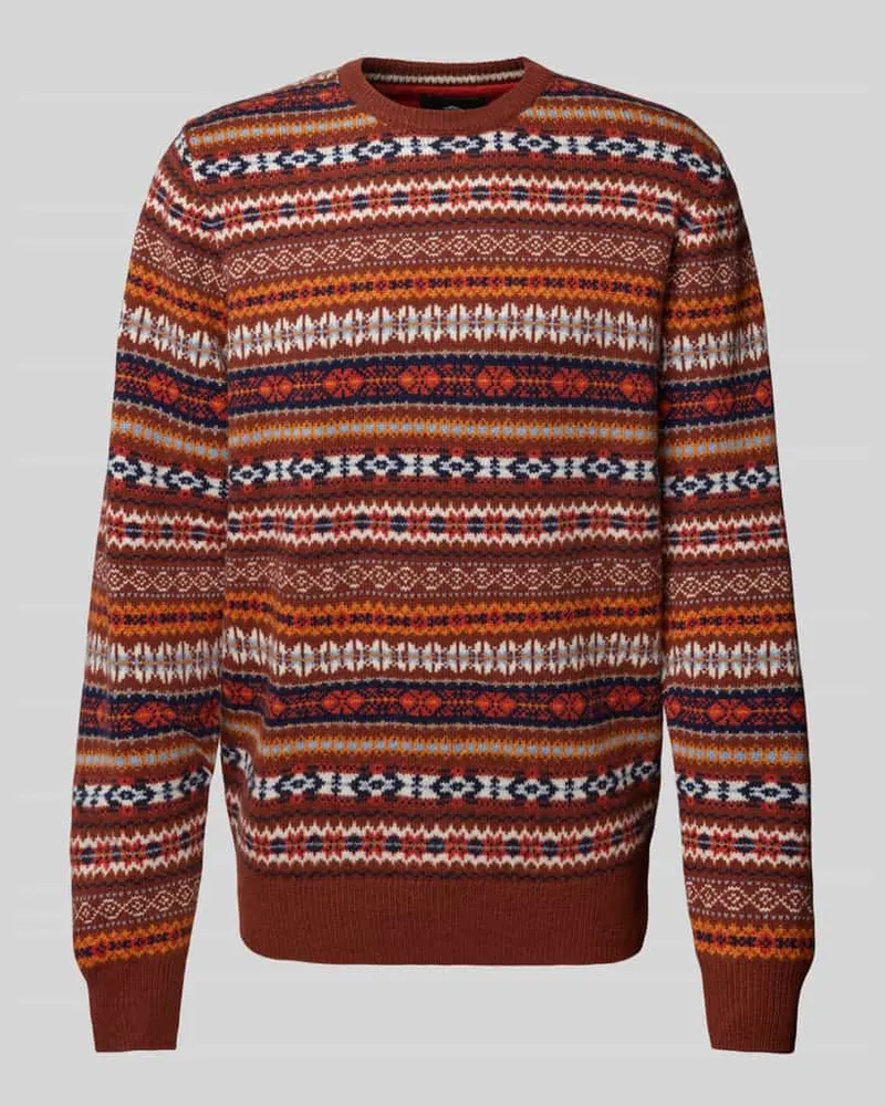 Fynch-Hatton Wollpullover mit Label-Detail Hazel