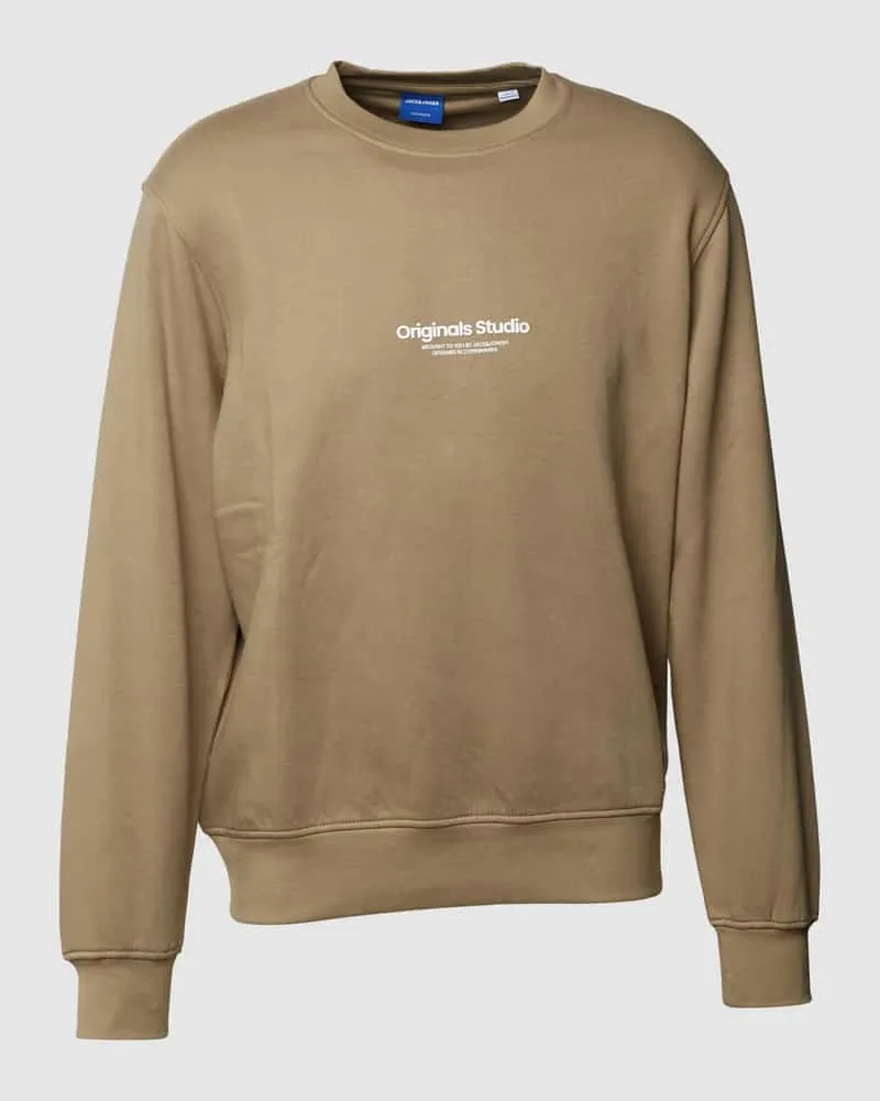 Jack & Jones Sweatshirt mit Label-Print Modell 'VESTERBRO 