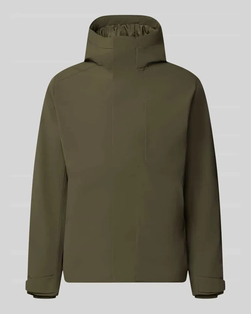 Jack & Jones Jacke mit verdecktem Reißverschluss Modell 'KEEN Dunkelgruen