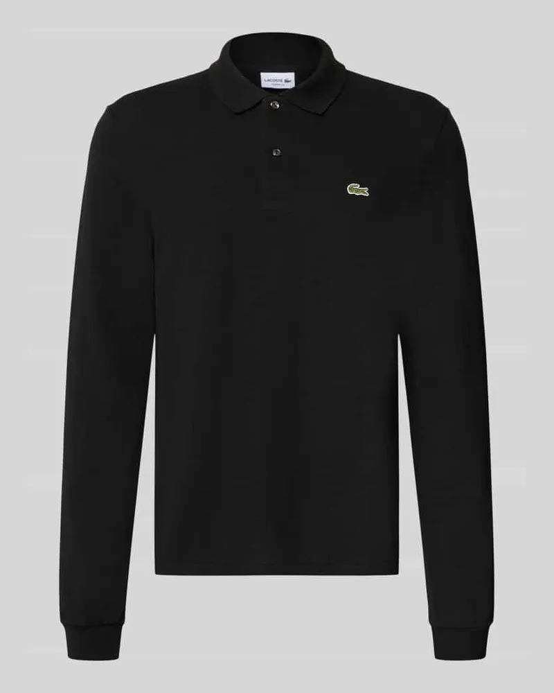 Lacoste Regular Fit Poloshirt aus reiner Baumwolle Black