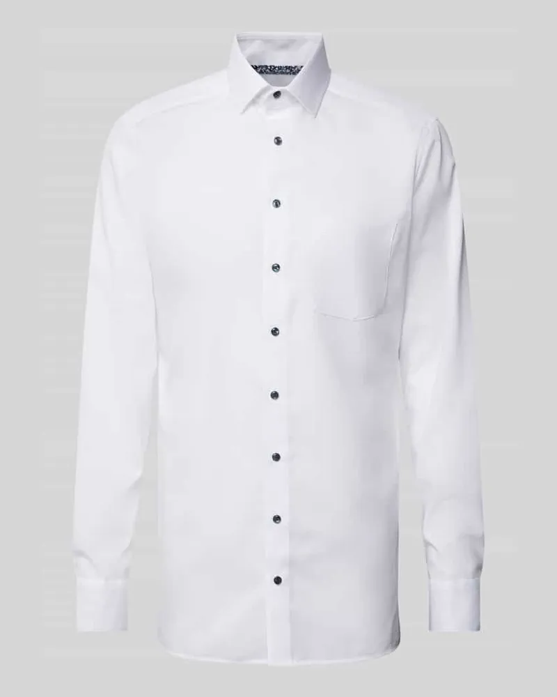 Olymp Slim Fit Businesshemd mit extra langem Arm Weiss