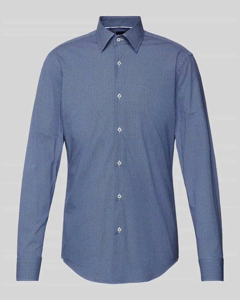 HUGO BOSS Slim Fit Business-Hemd mit Kentkragen Modell 'Hank 