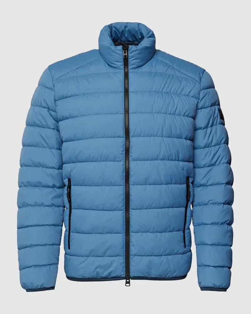 Marc O'Polo Steppjacke mit Reißverschlusstaschen Rauchblau
