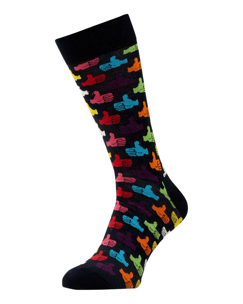 Happy Socks Socken mit Allover-Muster Dunkelblau