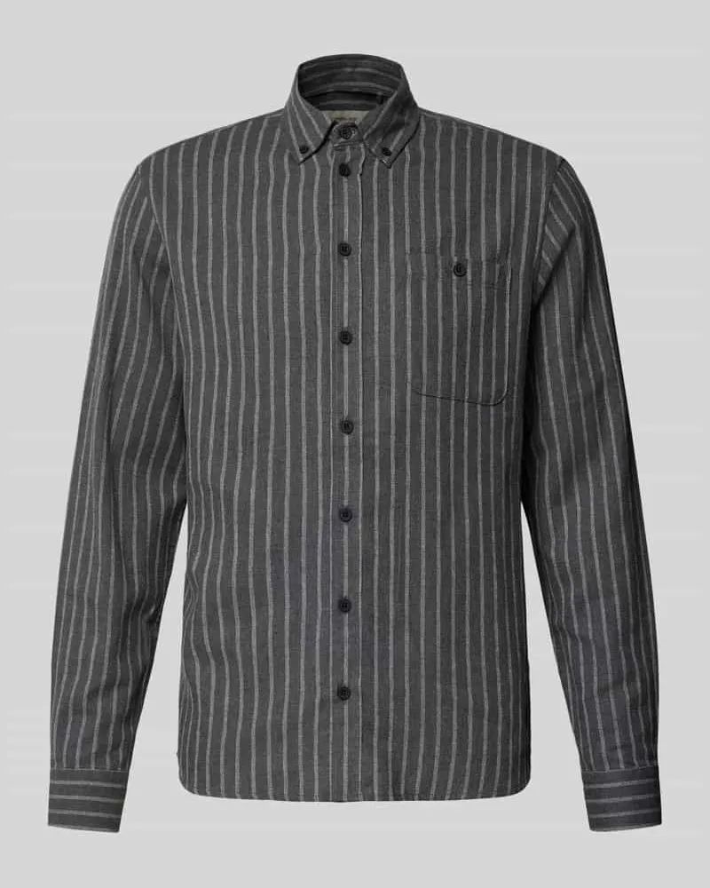 Blend Regular Fit Freizeithemd mit Button-Down-Kragen 