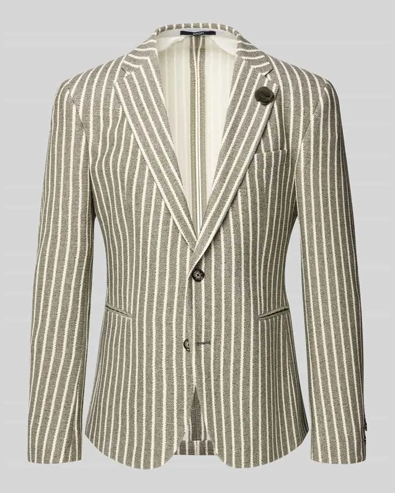 JOOP! Slim Fit 2-Knopf-Sakko mit Paspeltaschen Modell 'Hawksley Lind