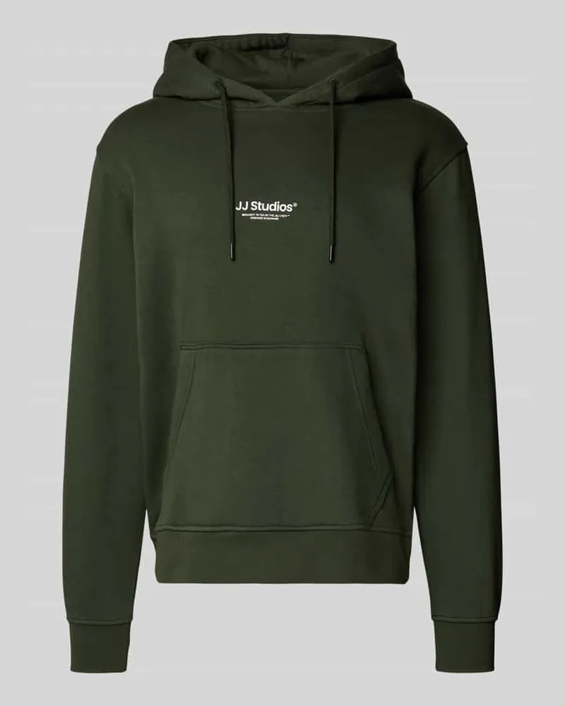 Jack & Jones Hoodie mit Label-Print Modell 'SOHO 