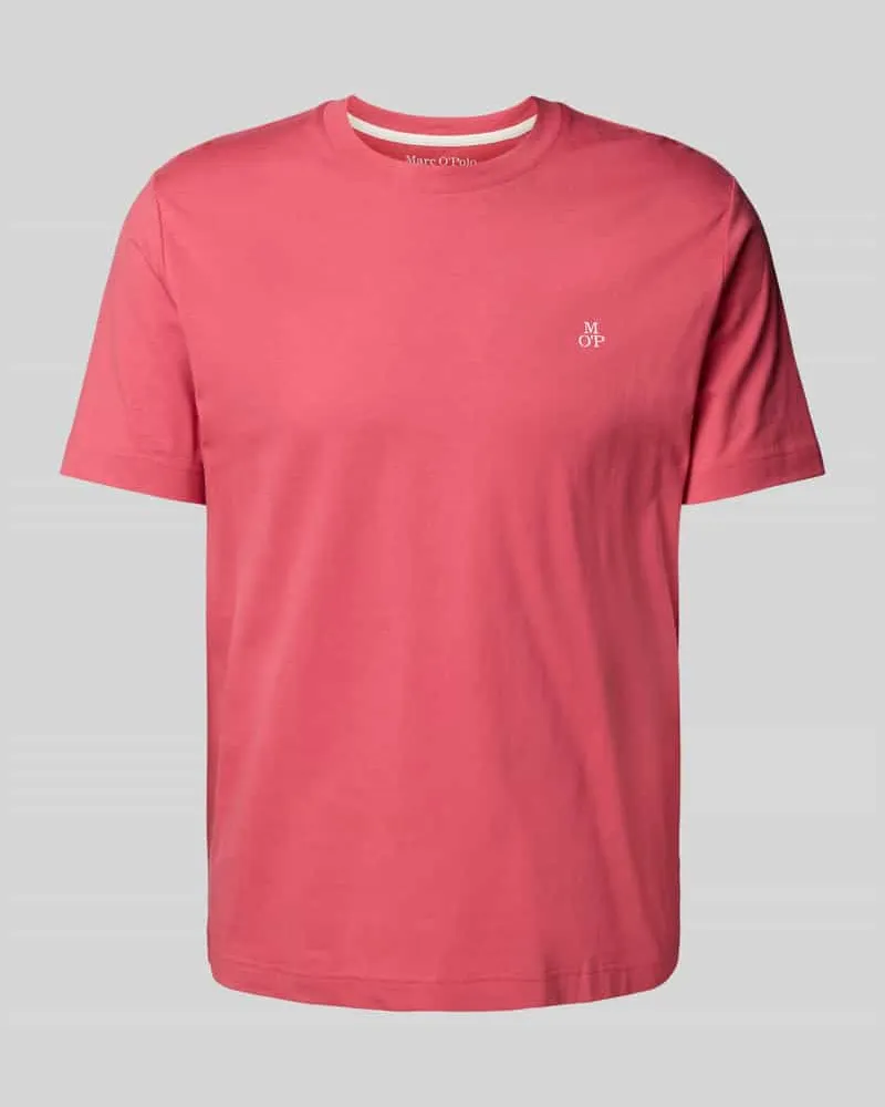 Marc O'Polo Regular Fit T-Shirt aus reiner Baumwolle Pink