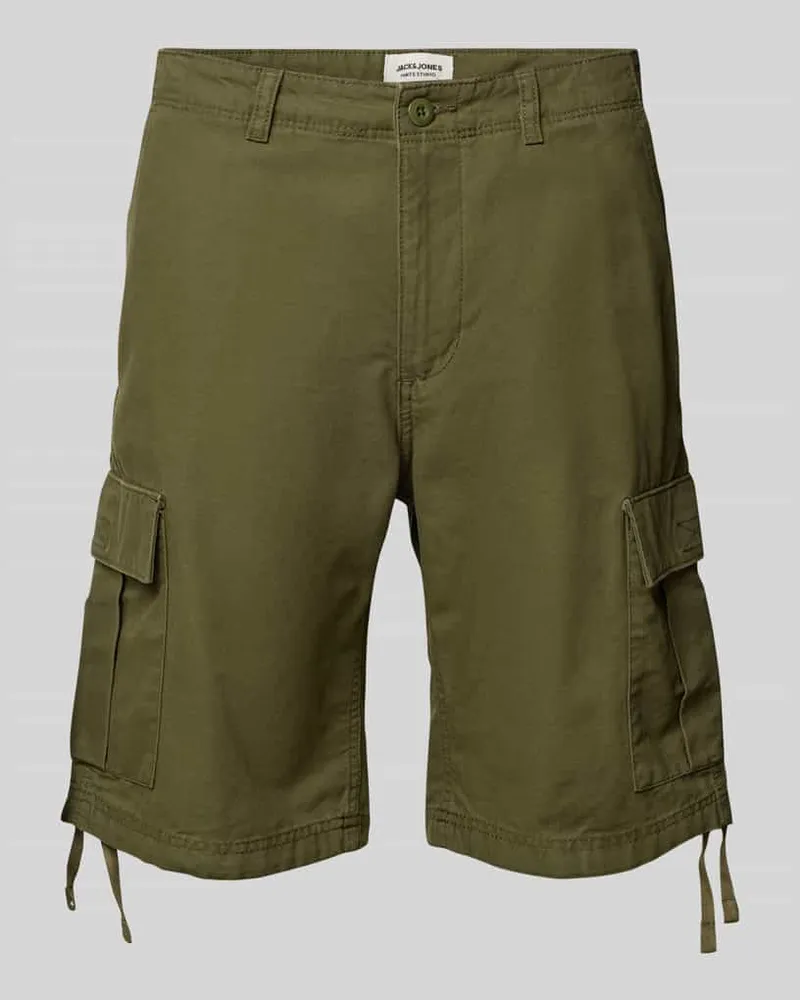 Jack & Jones Regular Fit Cargoshorts mit Gürtelschlaufen Modell 'COLE BARKLEY 